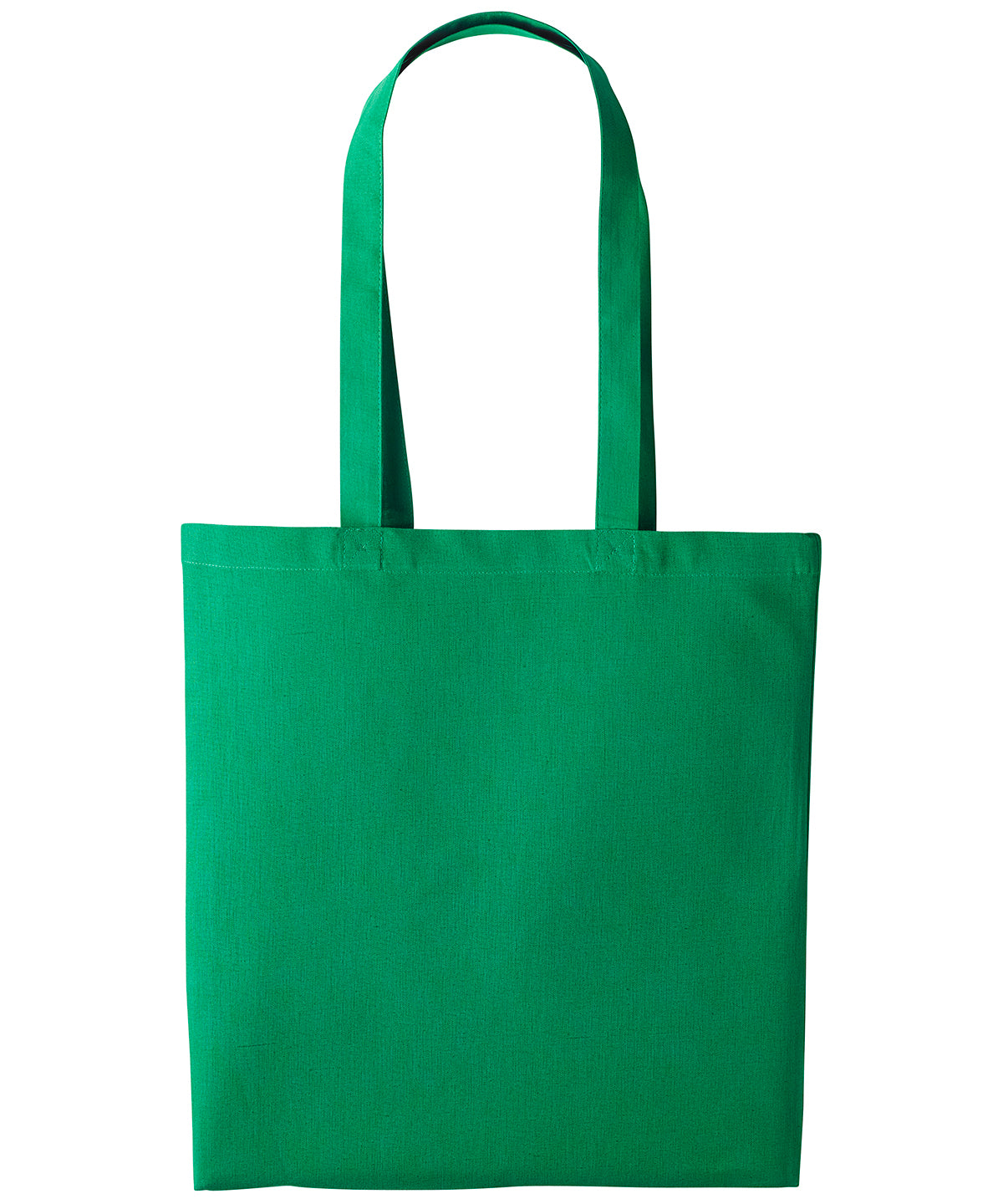 Cotton shopper long handle | kelly green