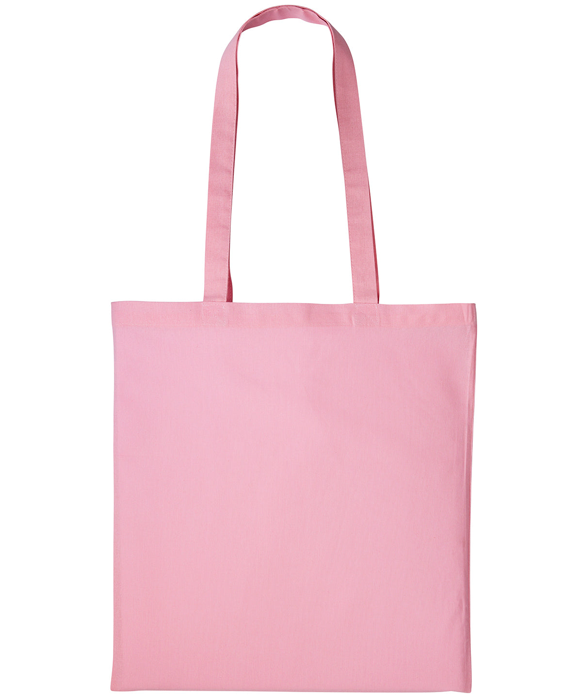 Cotton shopper long handle | light pink
