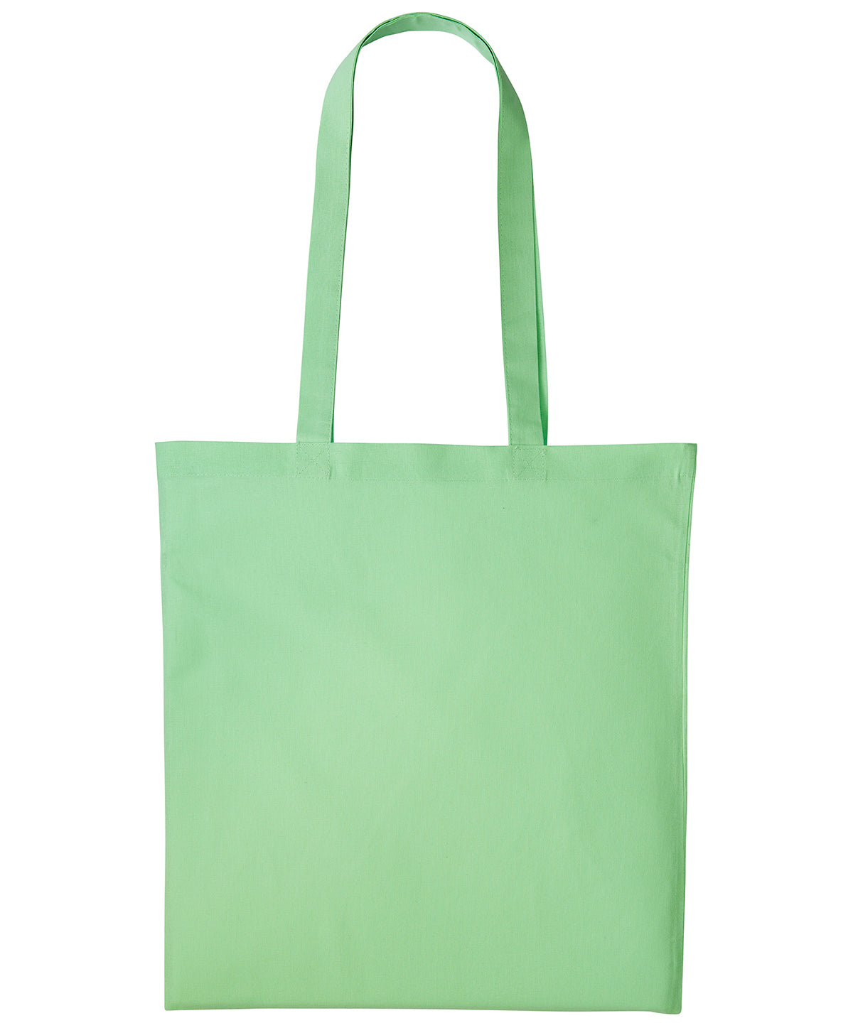 Cotton shopper long handle | pastel green