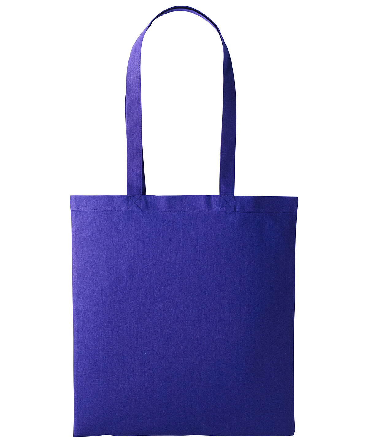 Cotton shopper long handle | purple