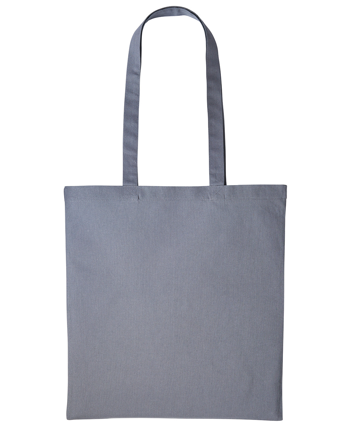 Cotton shopper long handle | steel mid grey