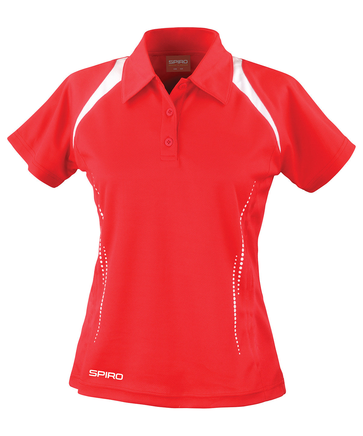 Womens Spiro team spirit polo | red/white