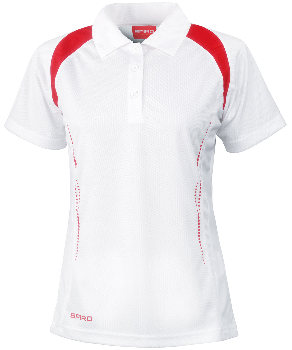 Womens Spiro team spirit polo | white/red