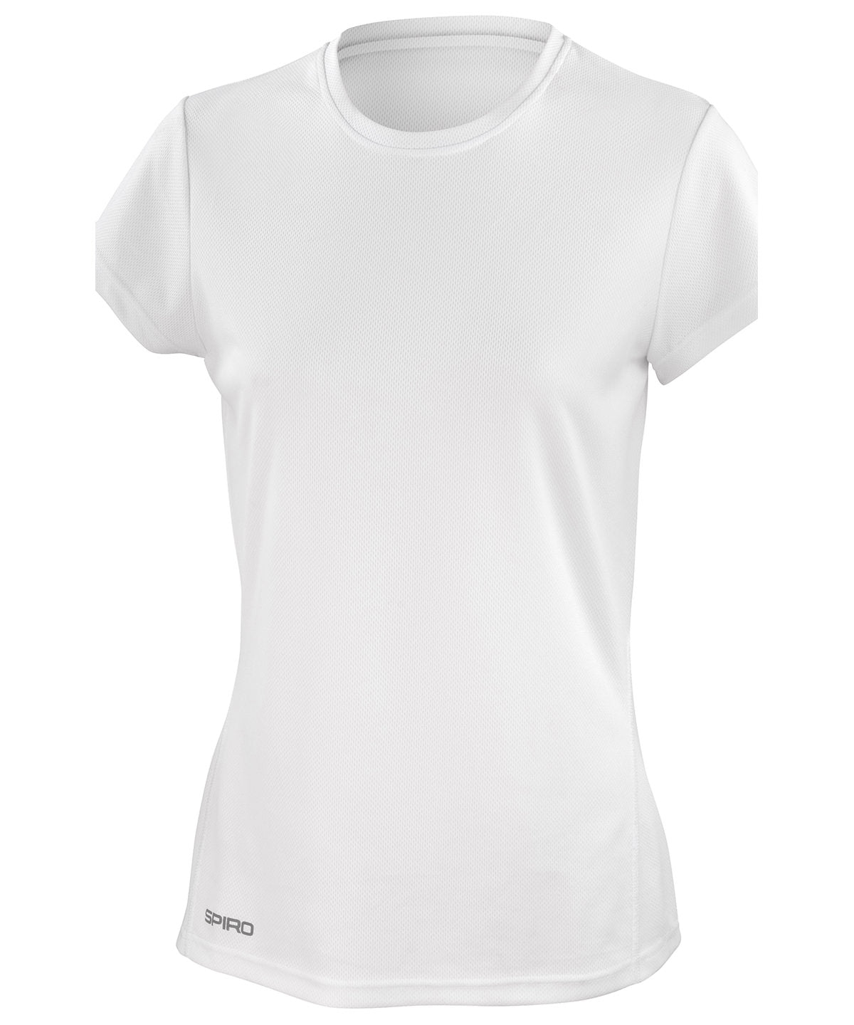 Womens Spiro quick-dry short sleeve t-shirt | white