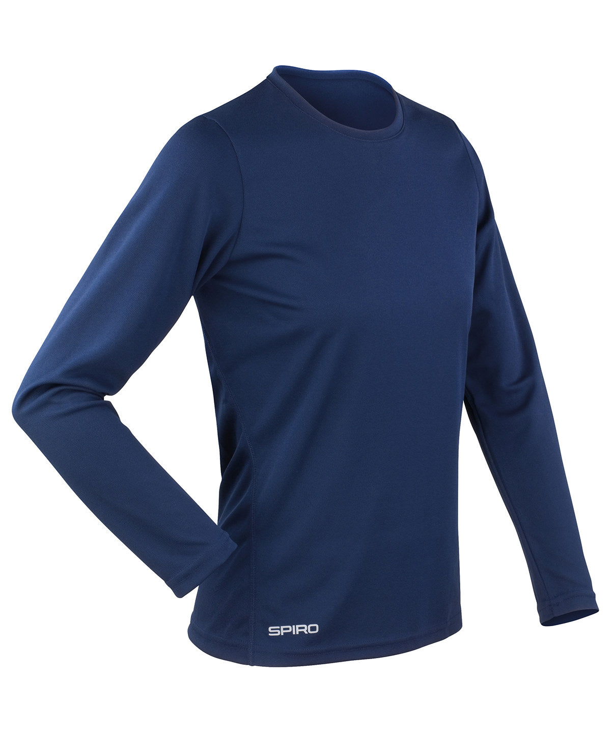 Womens Spiro quick-dry long sleeve t-shirt | navy