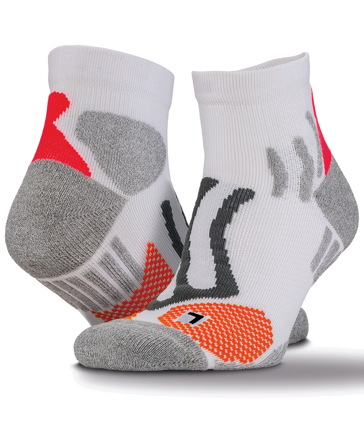 Technical compression sports socks | white