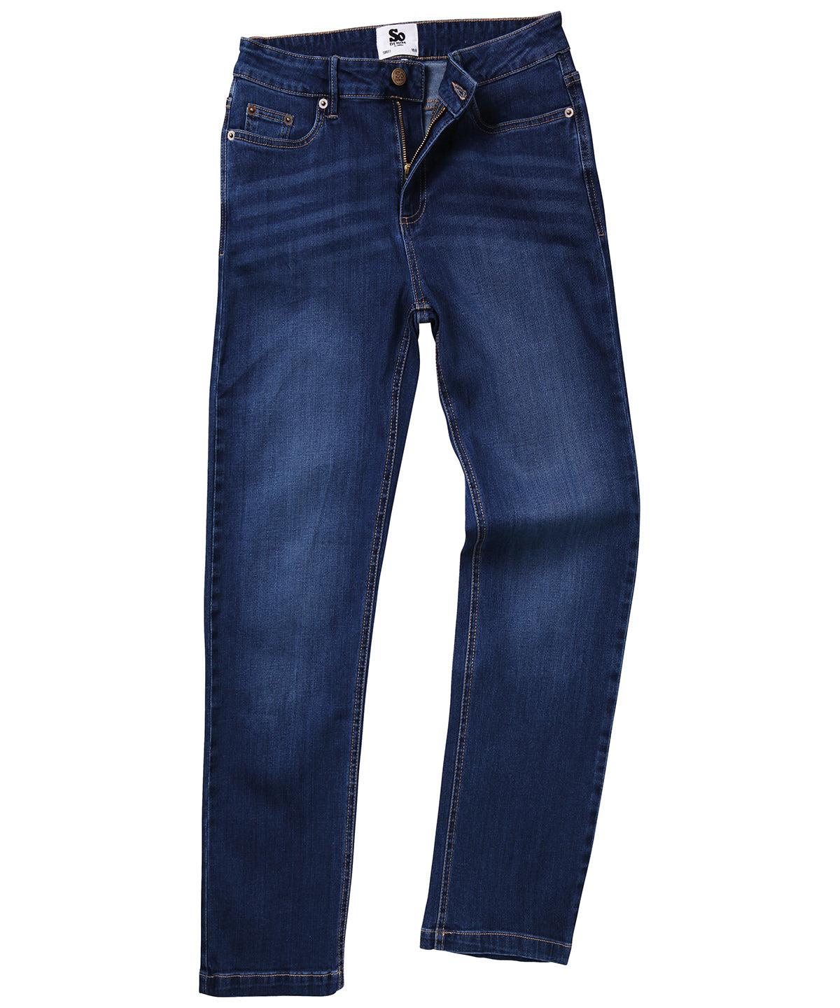 Womens Katy straight jeans | dark blue wash
