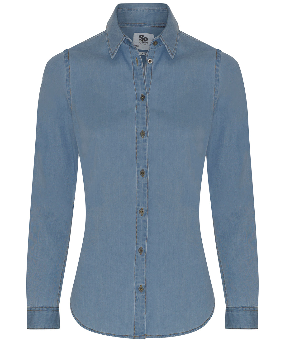 Womens Lucy denim shirt | light blue