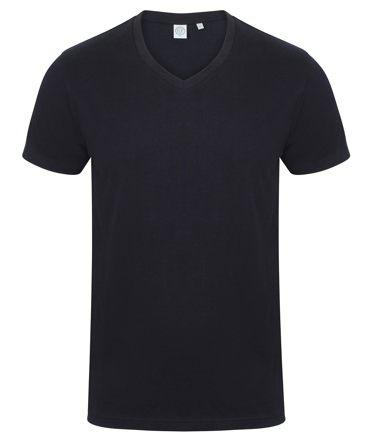 Mens feel good stretch v-neck t-shirt | Navy