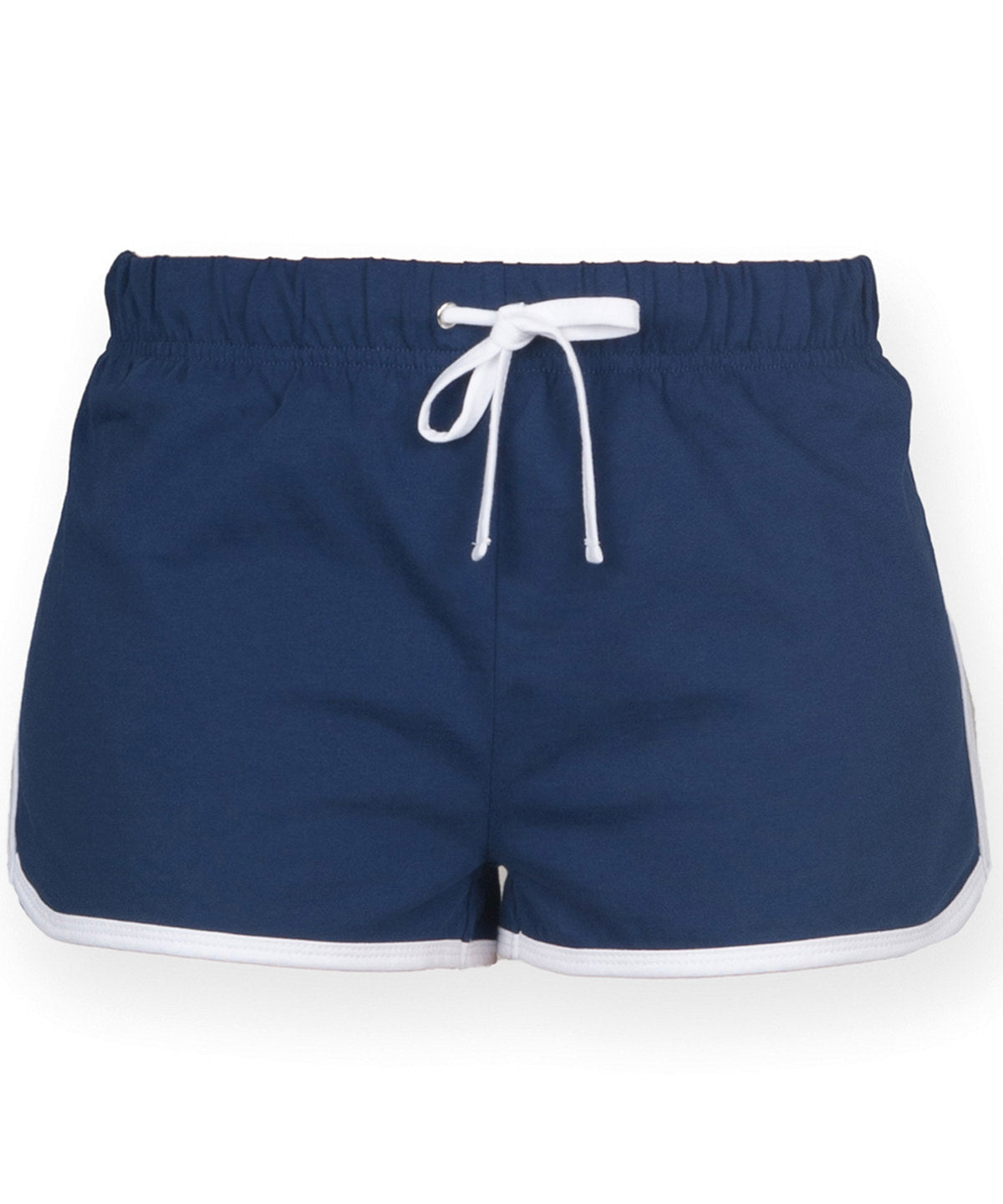 Womens retro shorts | navy/white