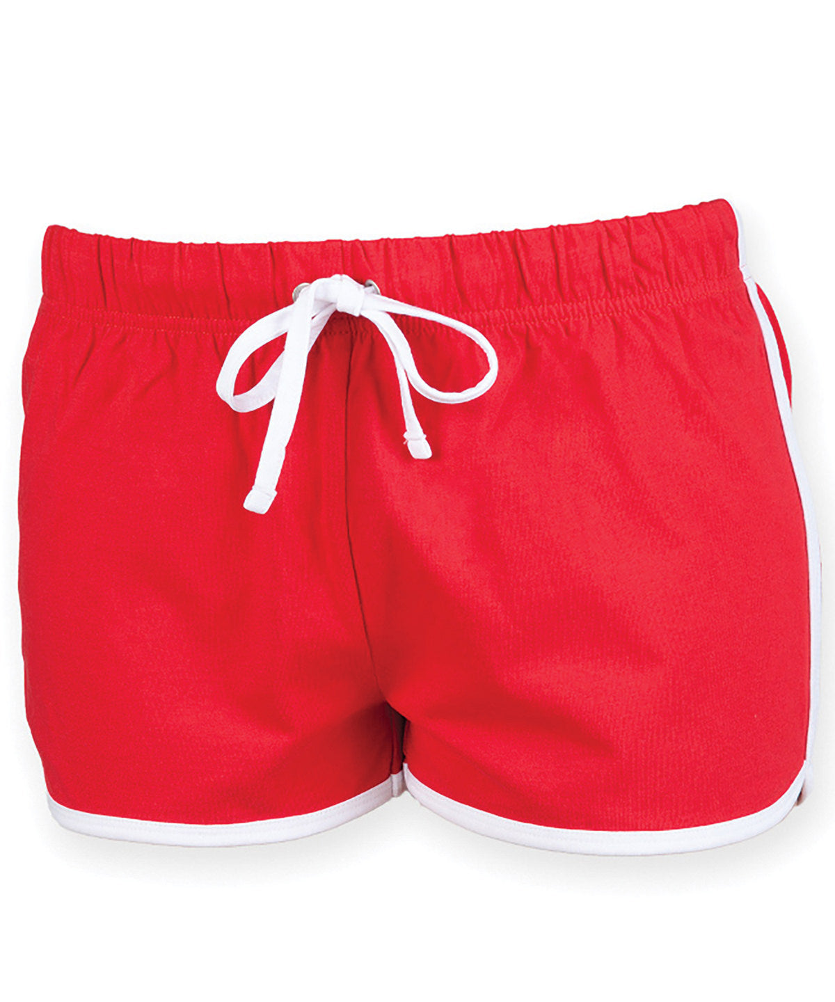Womens retro shorts | red/white