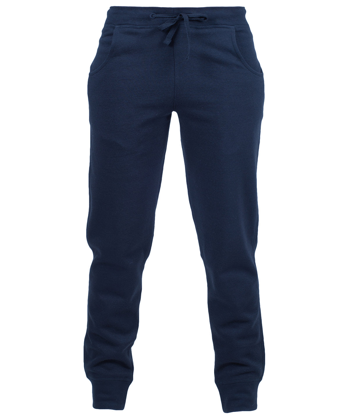 Womens slim cuffed joggers | navy