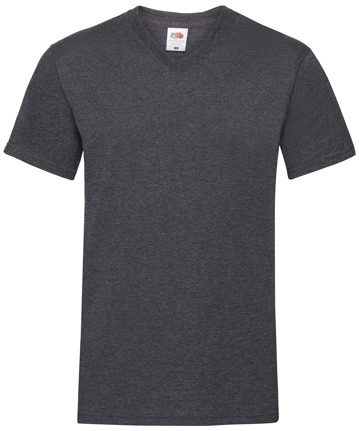 Valueweight v-neck T | dark heather grey