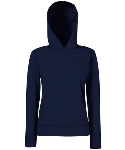 Womens Classic 80/20 hooded sweatshirt | deep navy