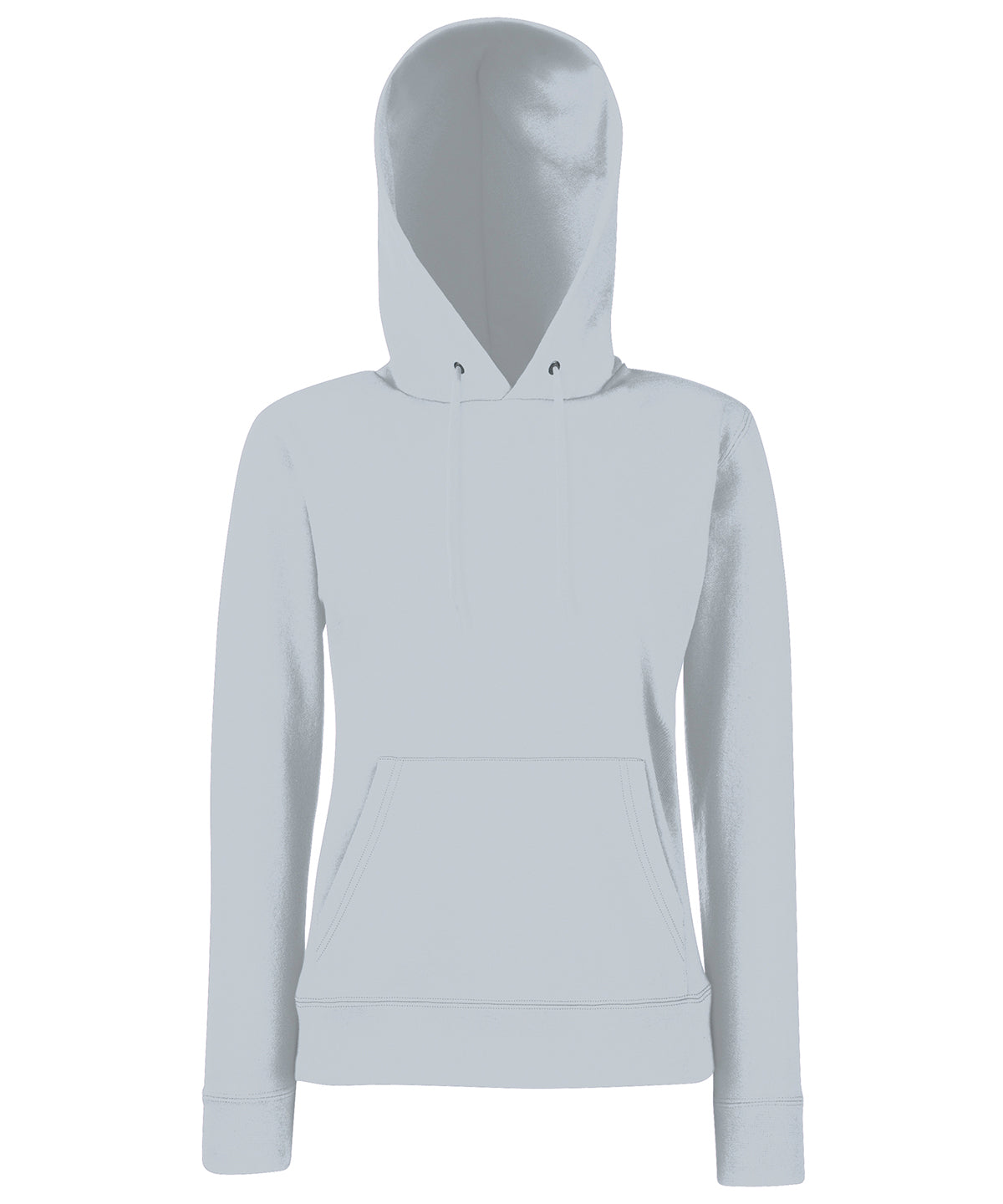 Womens Classic 80/20 hooded sweatshirt | Heather Grey