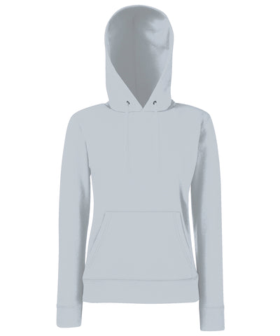 Womens Classic 80/20 hooded sweatshirt | heather grey
