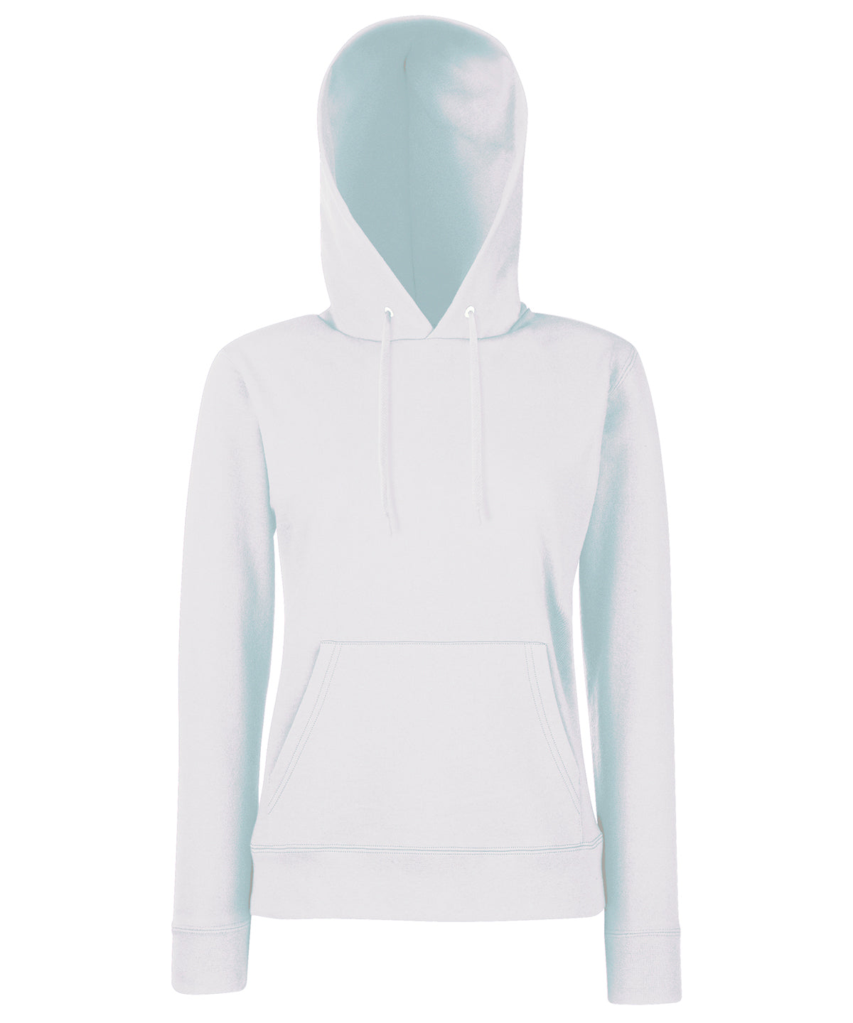 Womens Classic 80/20 hooded sweatshirt | White