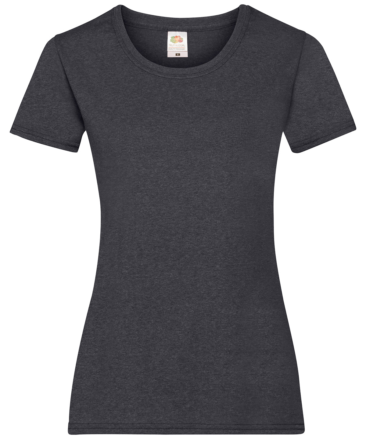 Womens valueweight T | dark heather grey