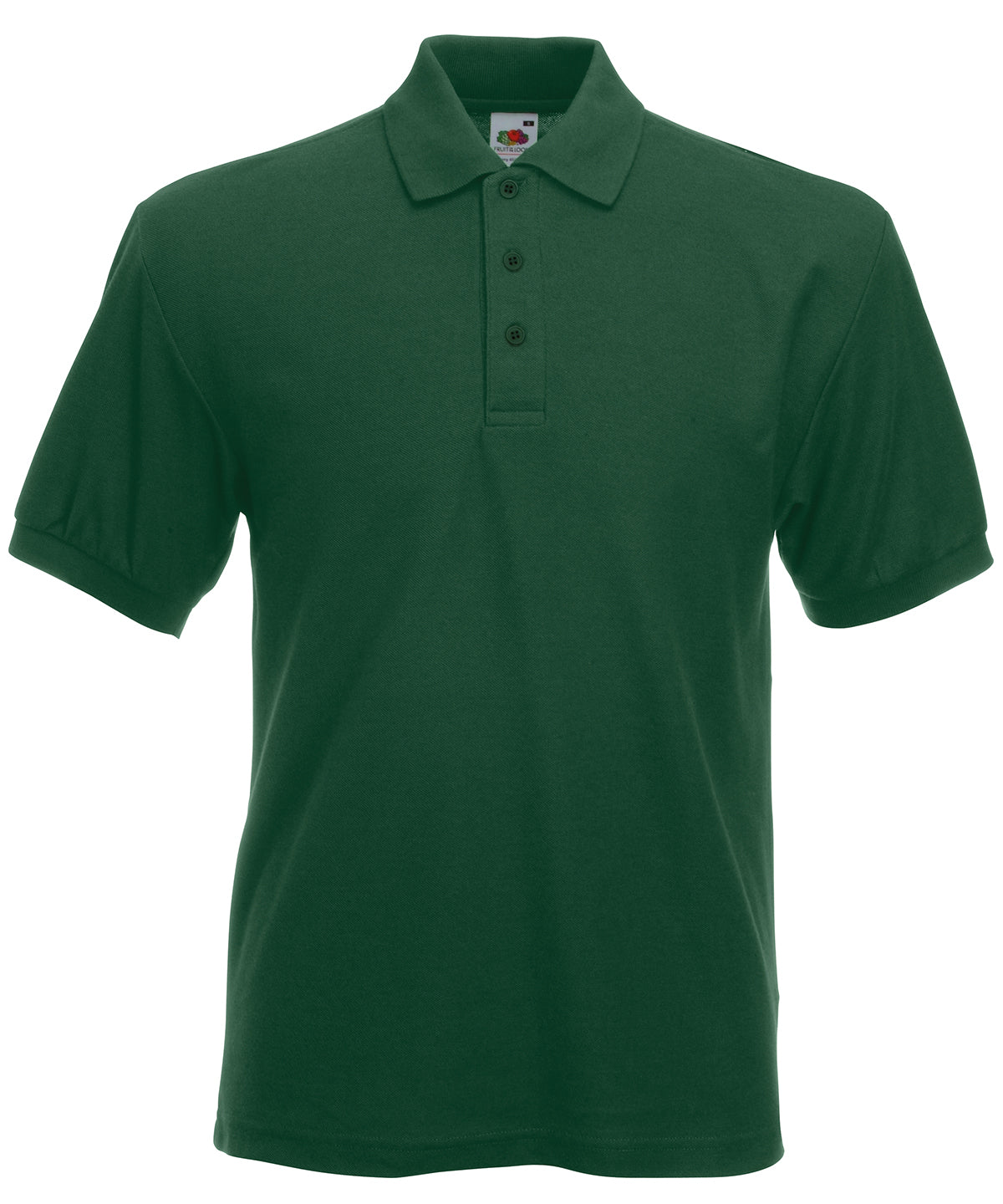 Heavyweight 65/35 polo | Bottle Green