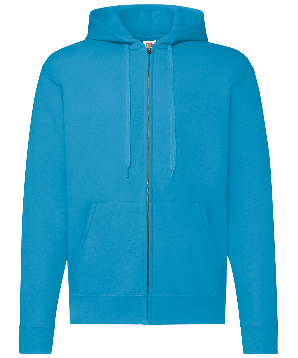Classic 80/20 hooded sweatshirt jacket | azure blue