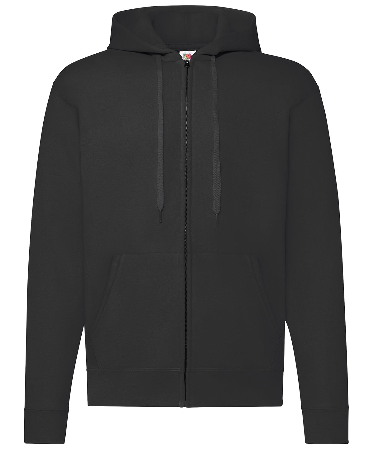 Classic 80/20 hooded sweatshirt jacket | Black