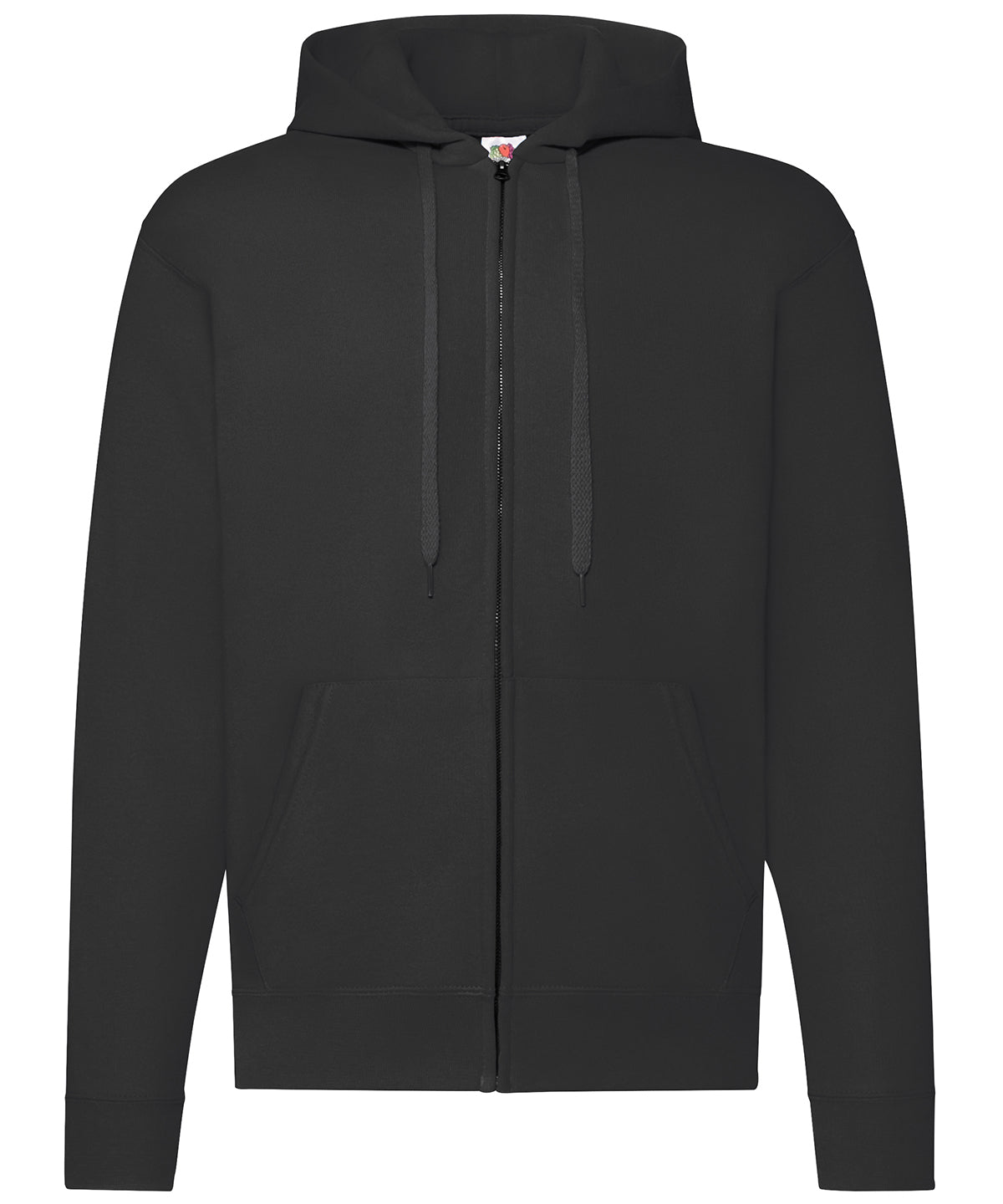 Classic 80/20 hooded sweatshirt jacket | black