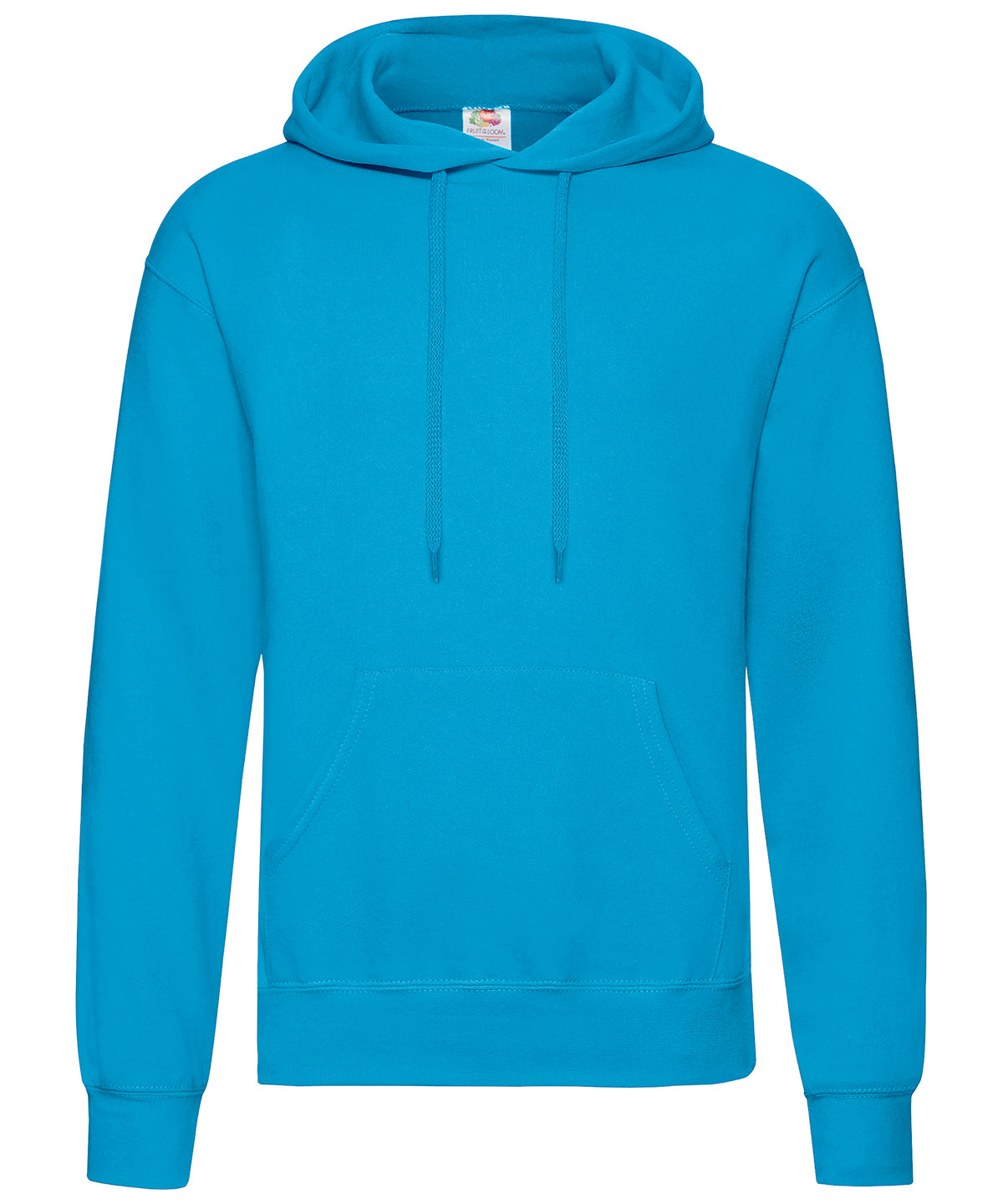 Classic 80/20 hooded sweatshirt | azure blue