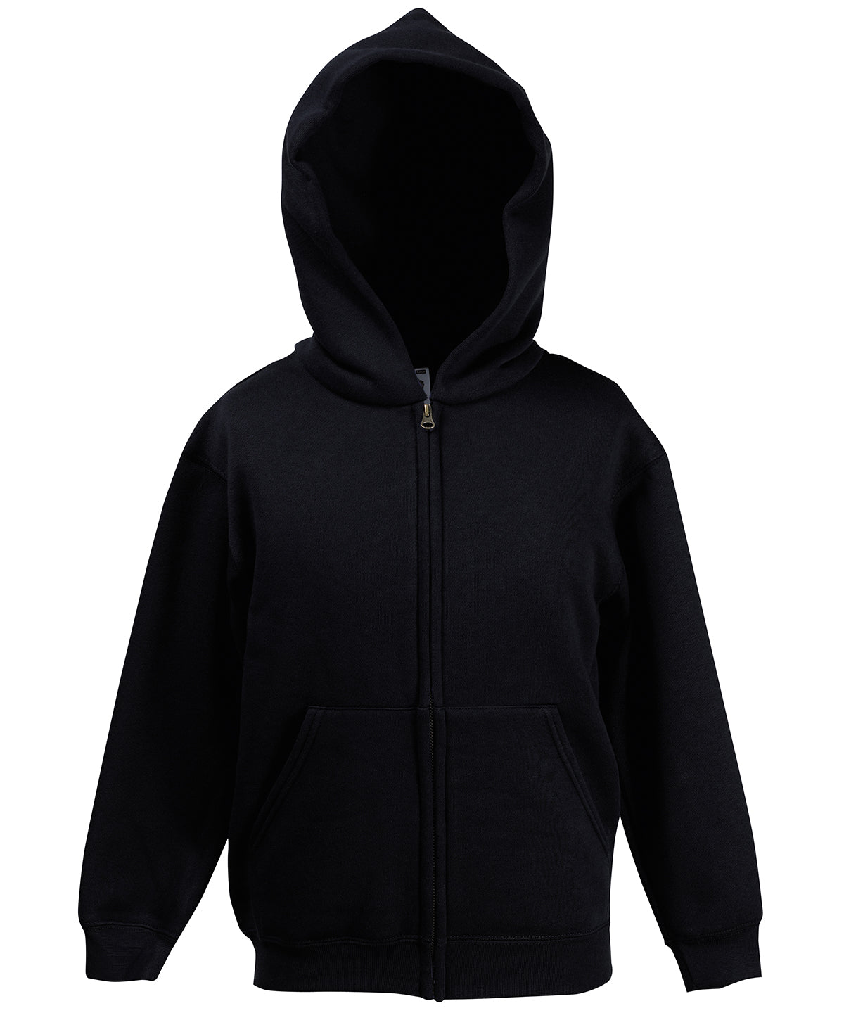 Kids classic hooded sweatshirt jacket | Black