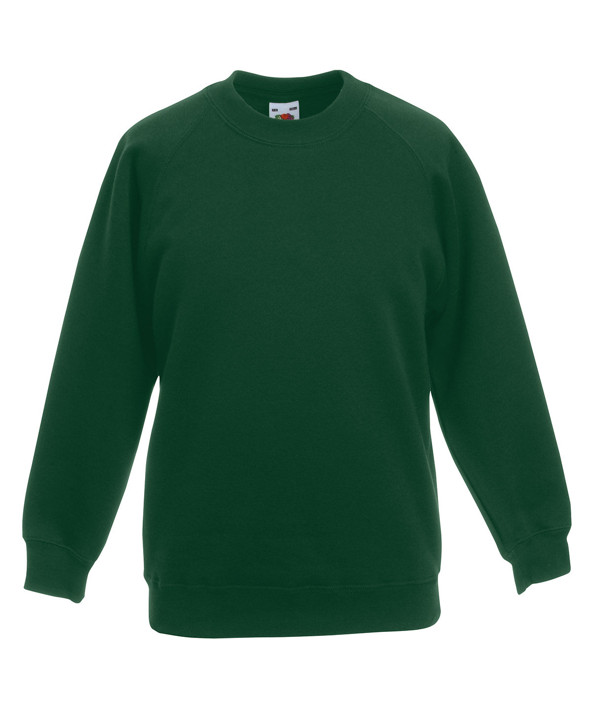 Kids classic raglan sweatshirt | bottle green