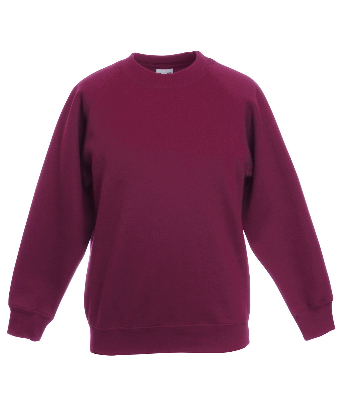 Kids classic raglan sweatshirt | burgundy