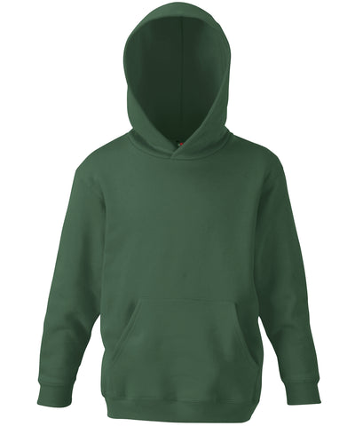 Kids classic hooded sweatshirt | bottle green