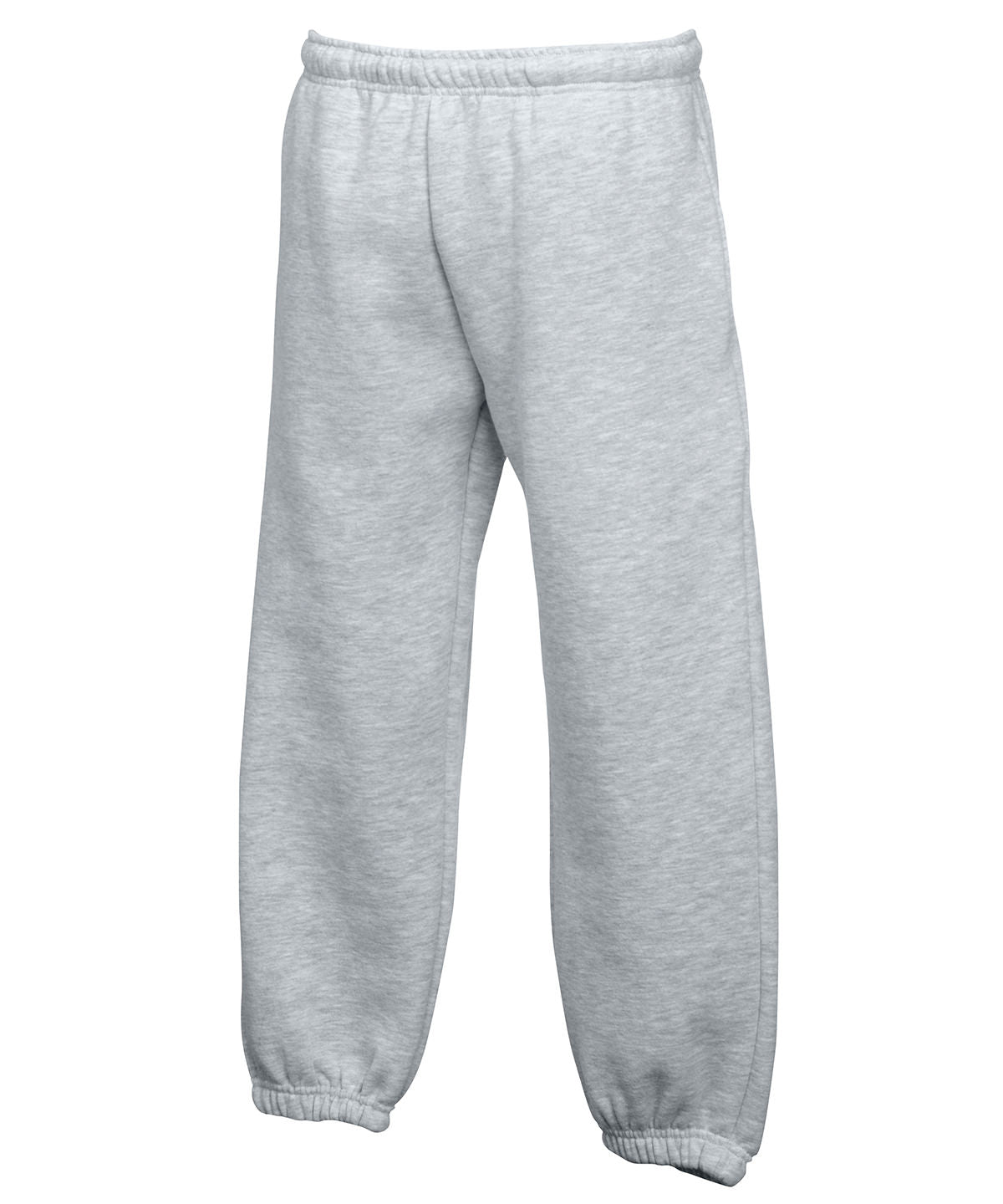 Kids classic elasticated cuff jog pants | heather grey