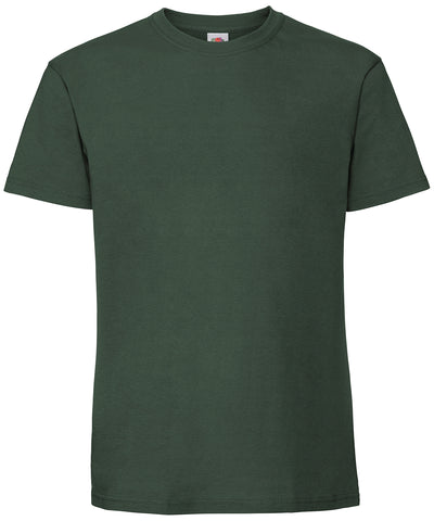 Iconic 195 ringspun premium T | bottle green