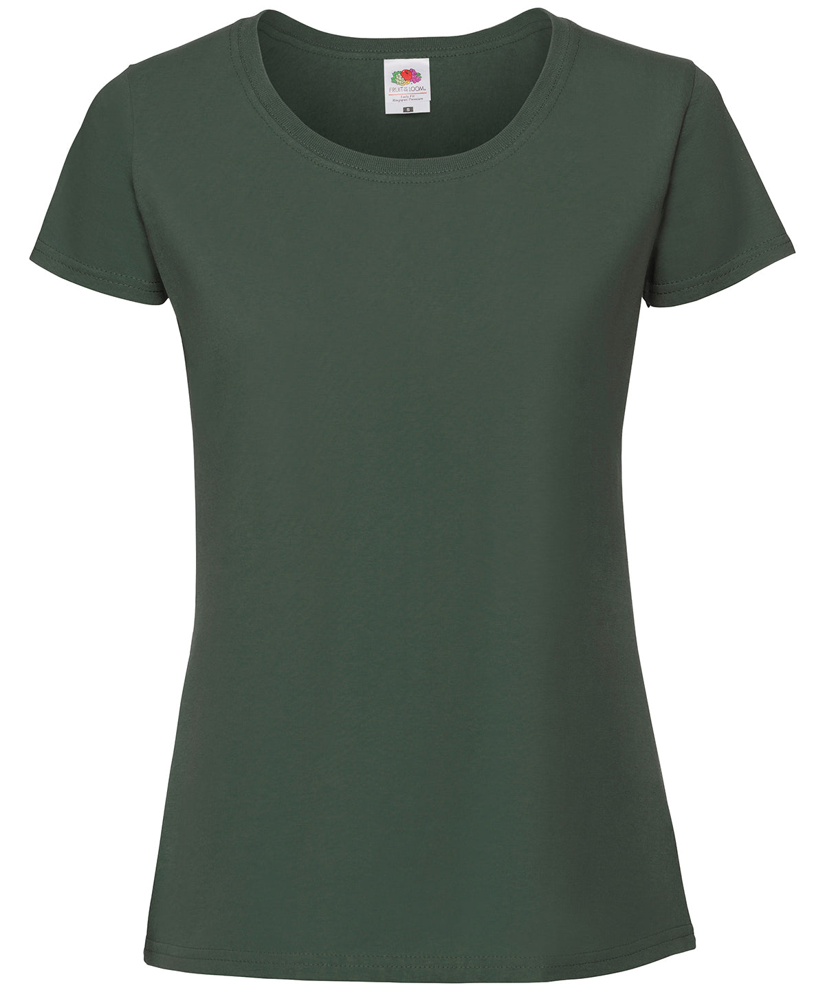 Womens Iconic 195 ringspun premium t-shirt | Bottle Green