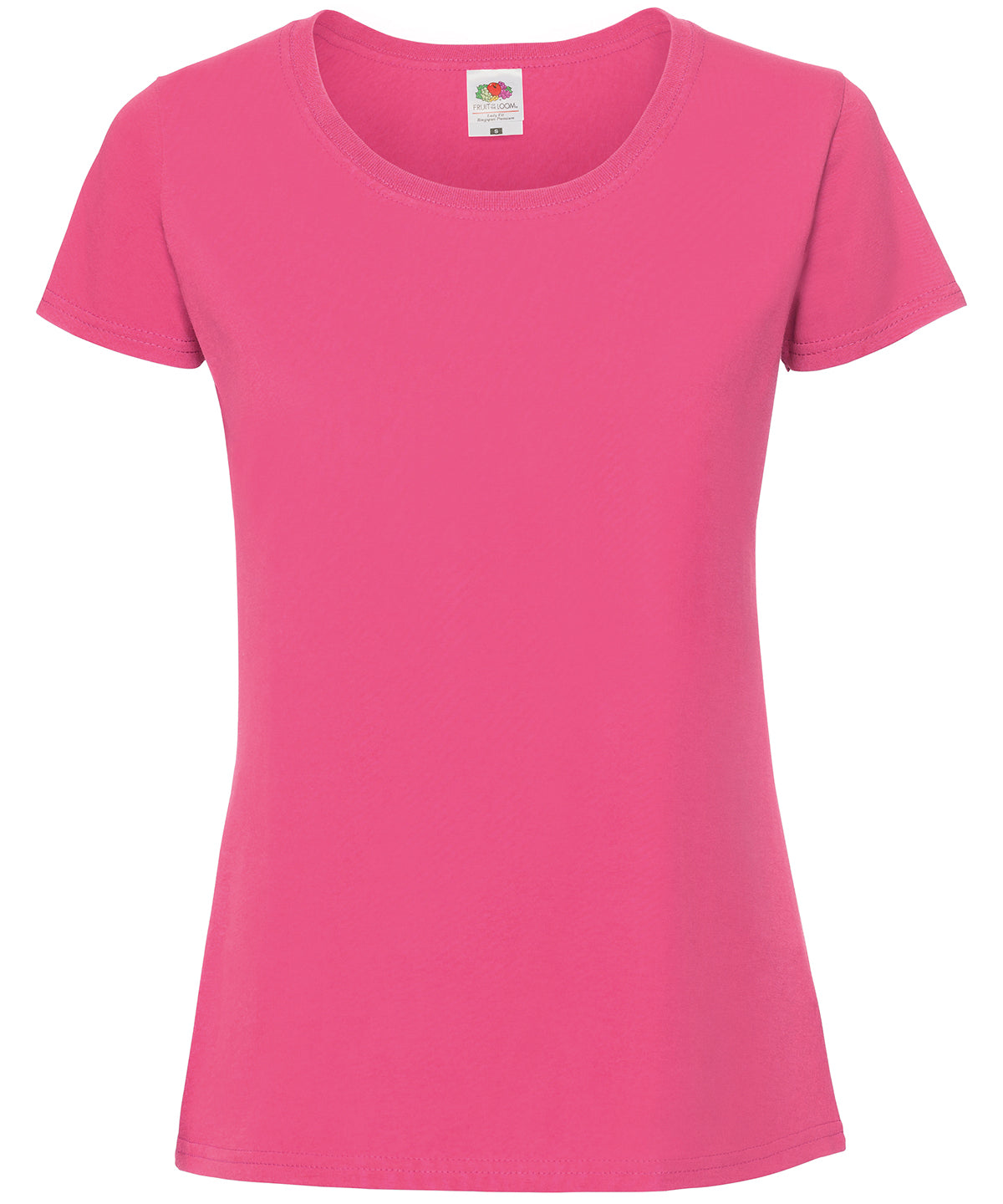 Womens Iconic 195 ringspun premium t-shirt | fuchsia