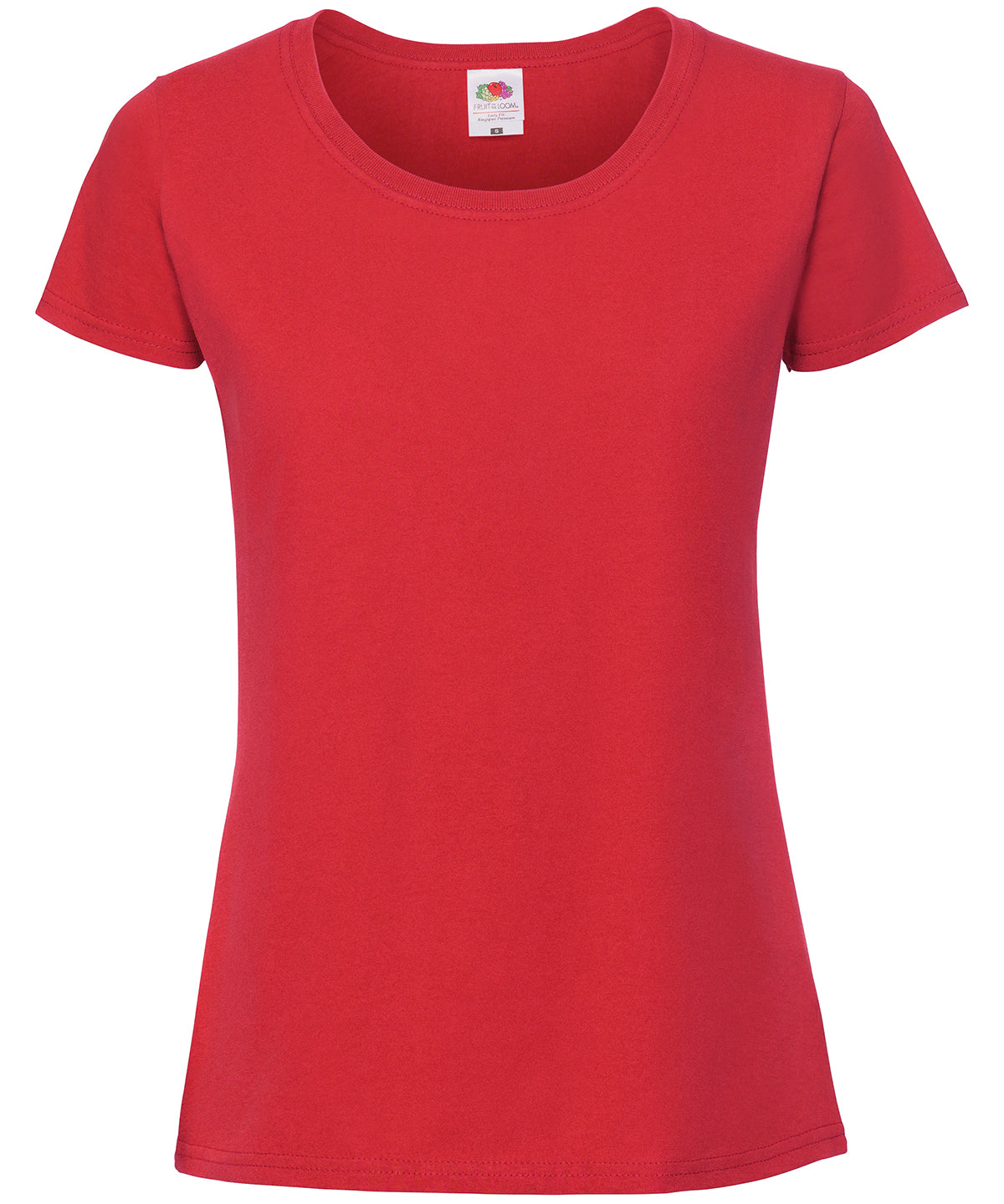 Womens Iconic 195 ringspun premium t-shirt | red