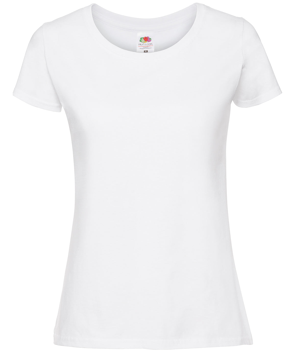 Womens Iconic 195 ringspun premium t-shirt | white