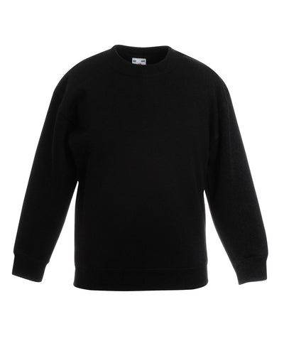 Kids premium set-in sweatshirt | black