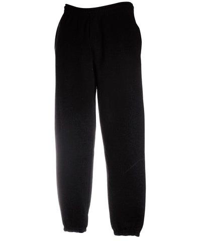 Premium 70/30 elasticated sweatpants | black