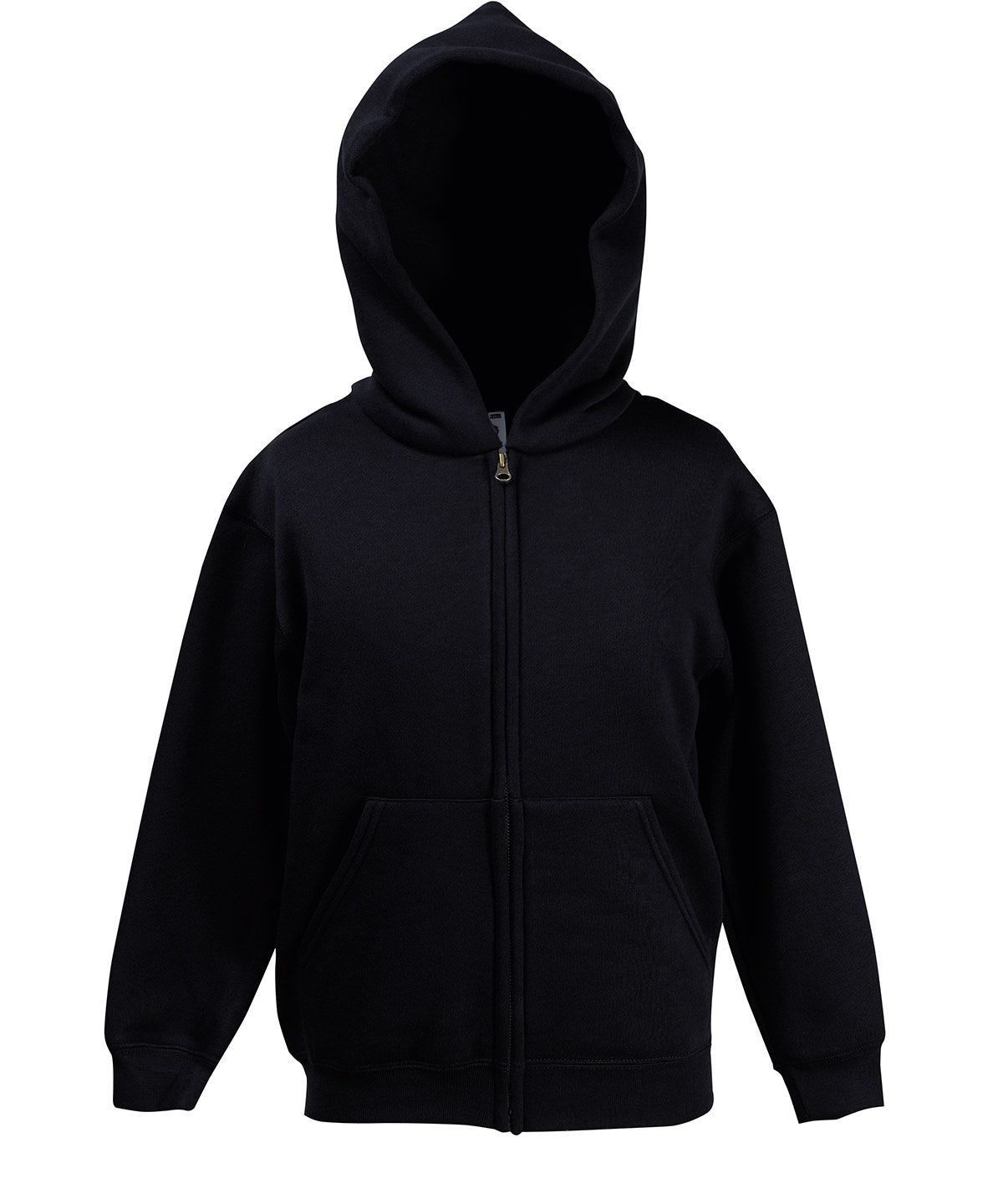 Kids premium hooded sweatshirt jacket | Black