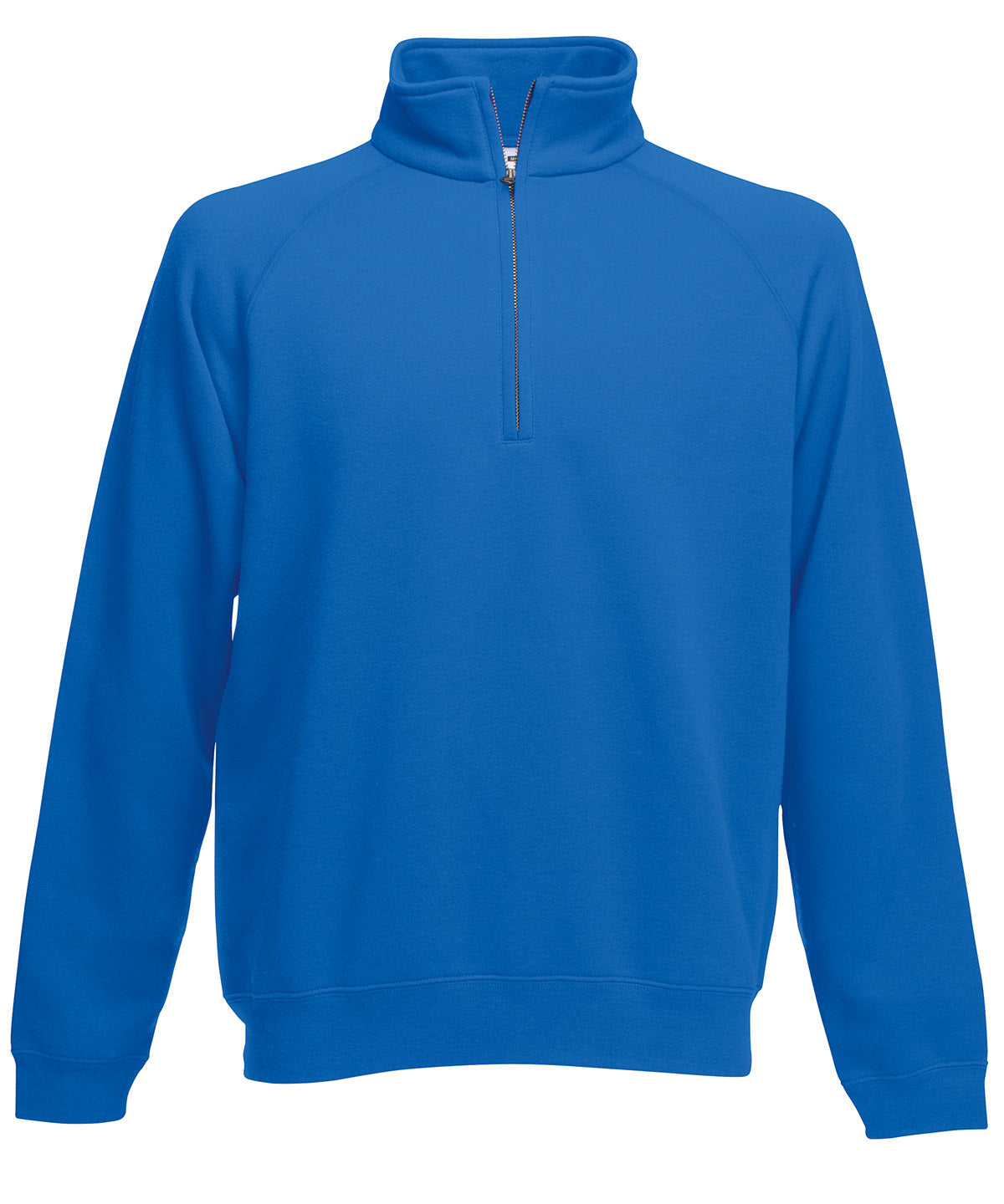 Premium 70/30 zip-neck sweatshirt | Royal Blue