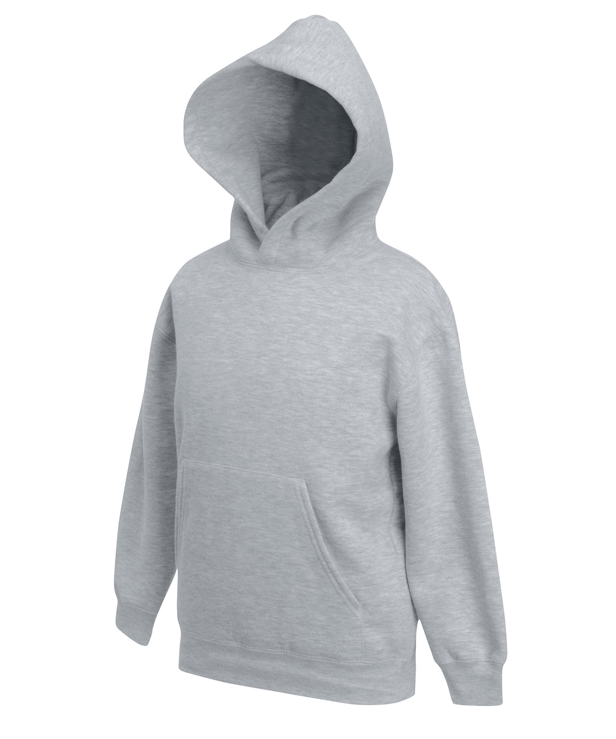 Kids premium hooded sweatshirt | heather grey