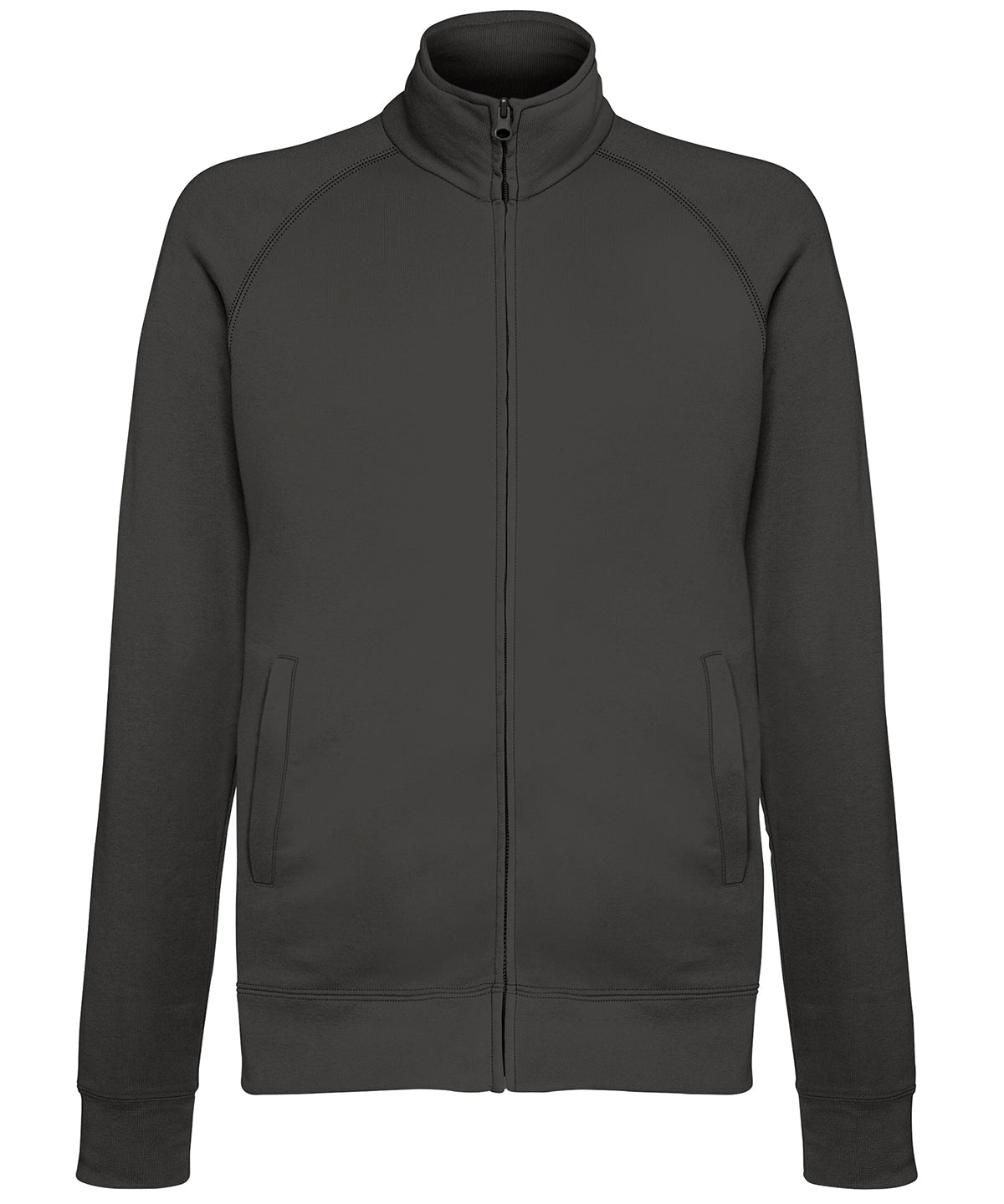 Lightweight sweatshirt jacket | Light Graphite