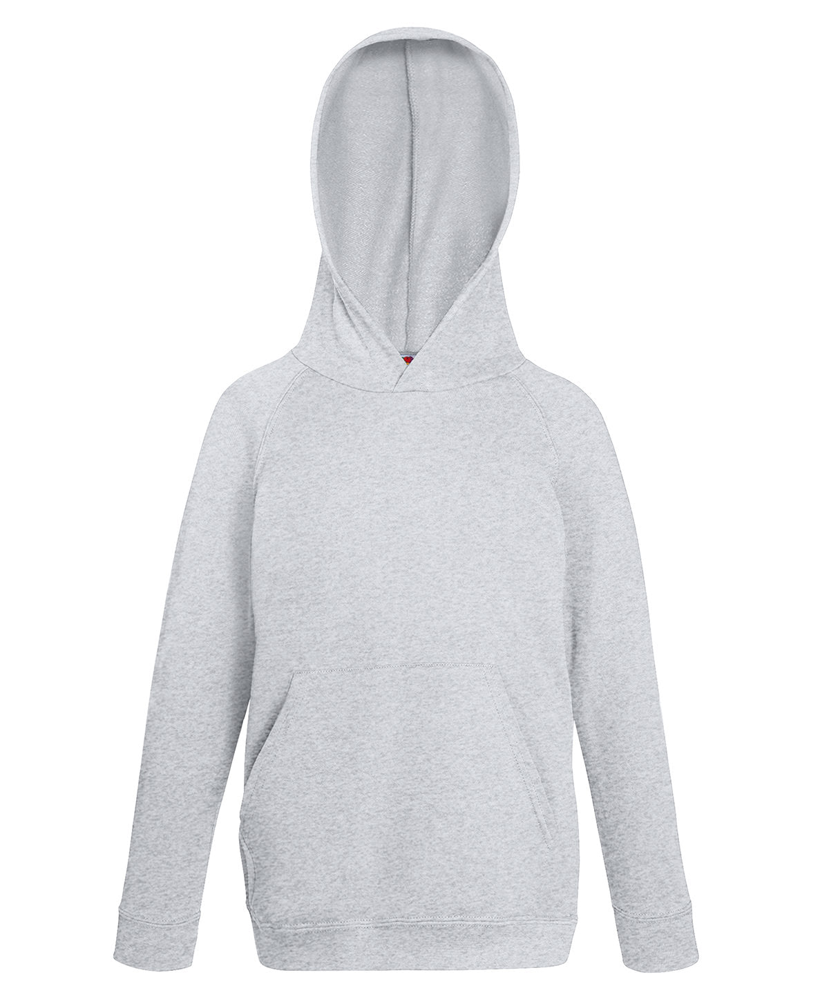 Kids lightweight hooded sweatshirt | Heather Grey