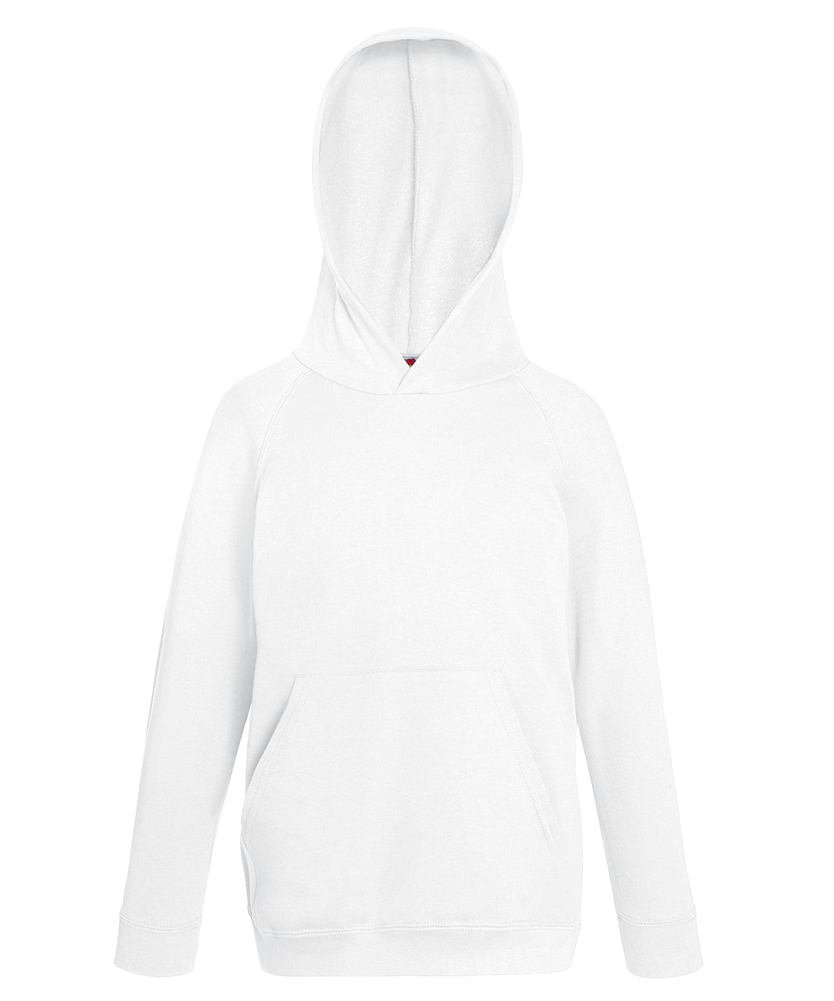 Kids lightweight hooded sweatshirt | White