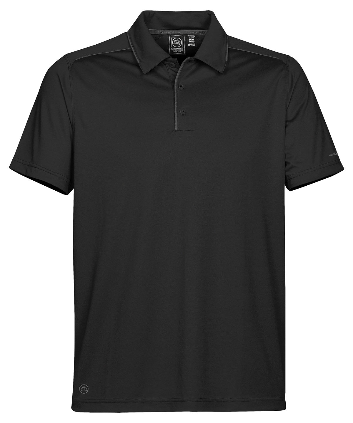 H2X Inertia performance polo | black/graphite