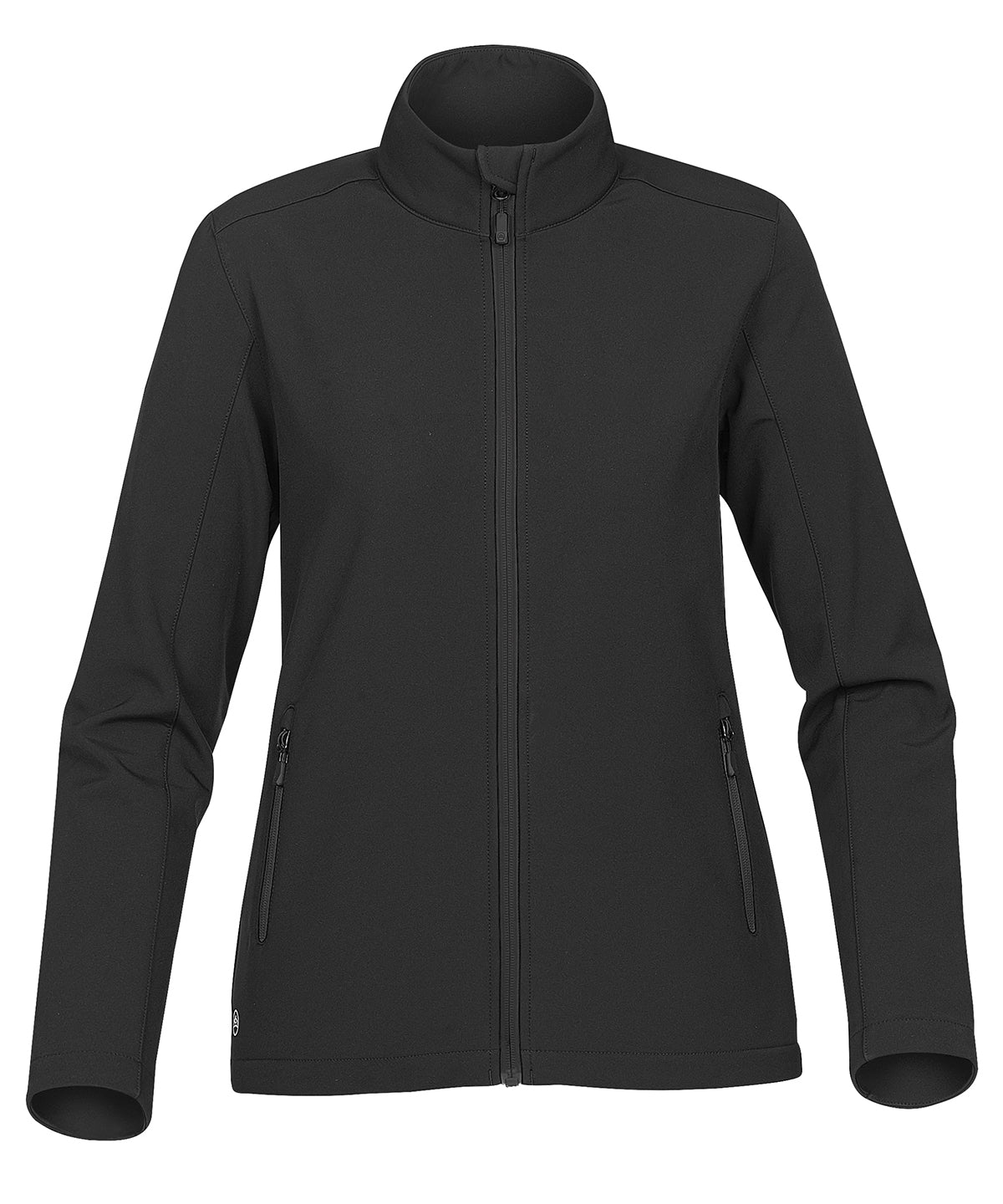 Womens Orbiter softshell jacket | Black/Carbon