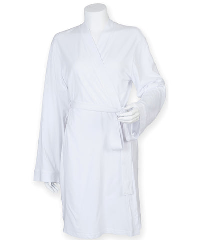 Womens wrap robe | white