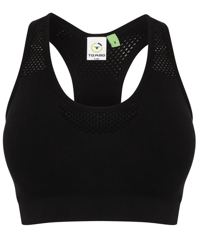 Womens seamless sports bra | black