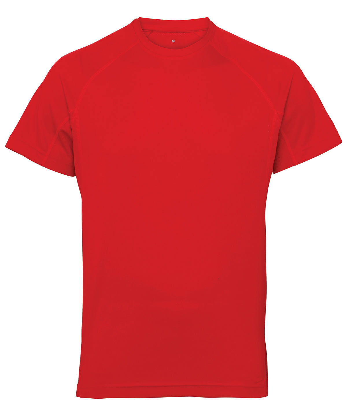 TriDri® panelled tech tee | fire red